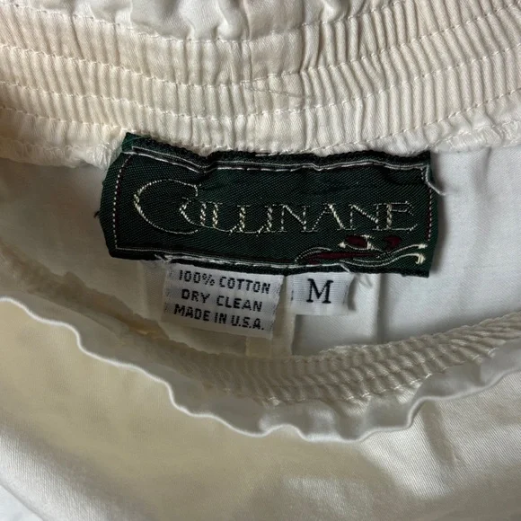 Vintage Bustle Style White Ruffled Skirt - Picture 2 of 4